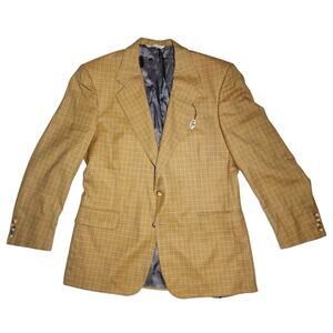 Aquascutum of London Regent 100 Collection Tweed Blazer Jacket Mens Size L 44